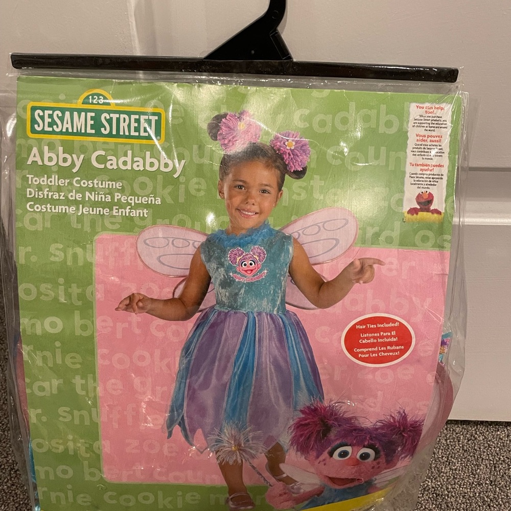 Disguise Sesame Street Abby Cadabby toddler size3t-4t